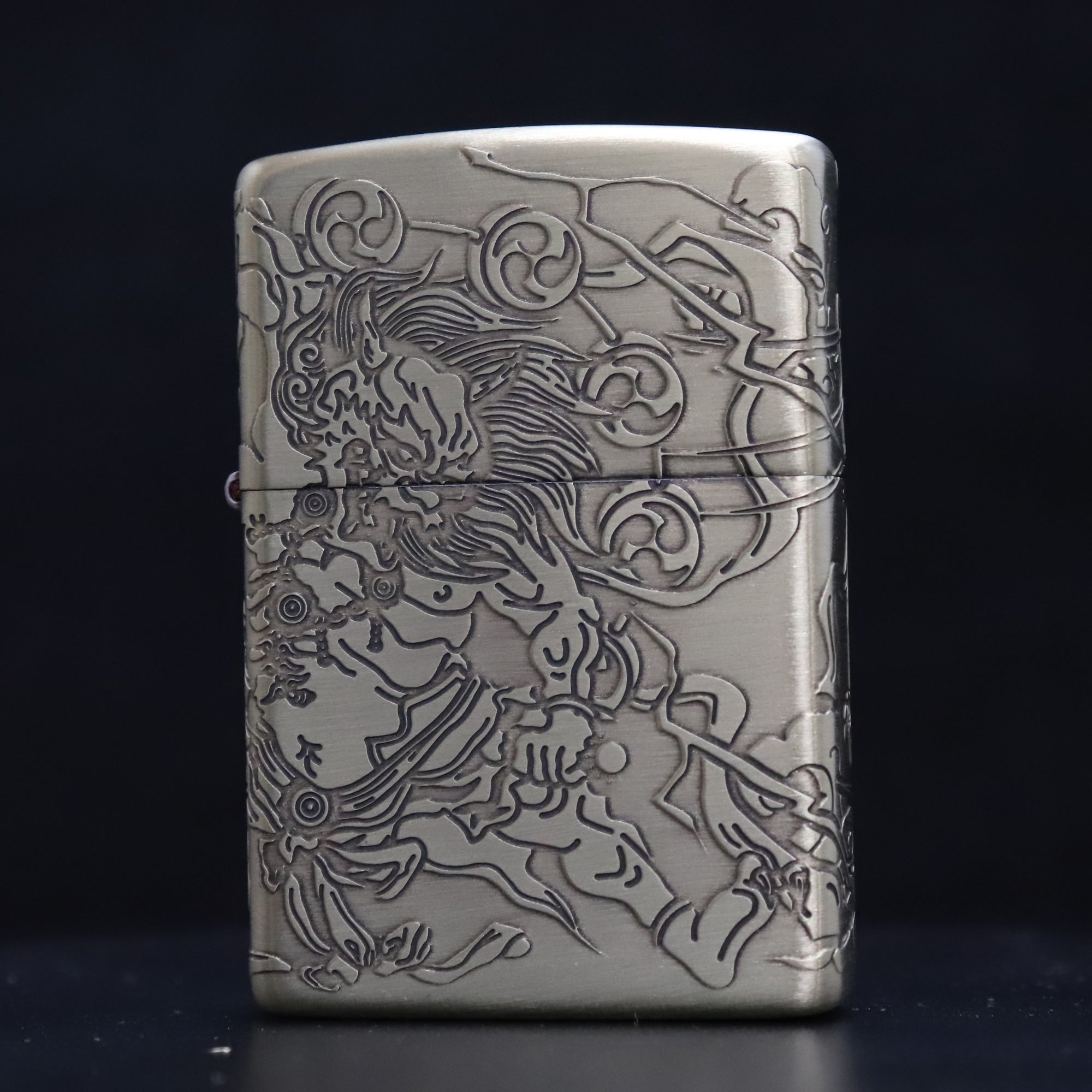 ZIPPO 和柄 風神雷神 BS