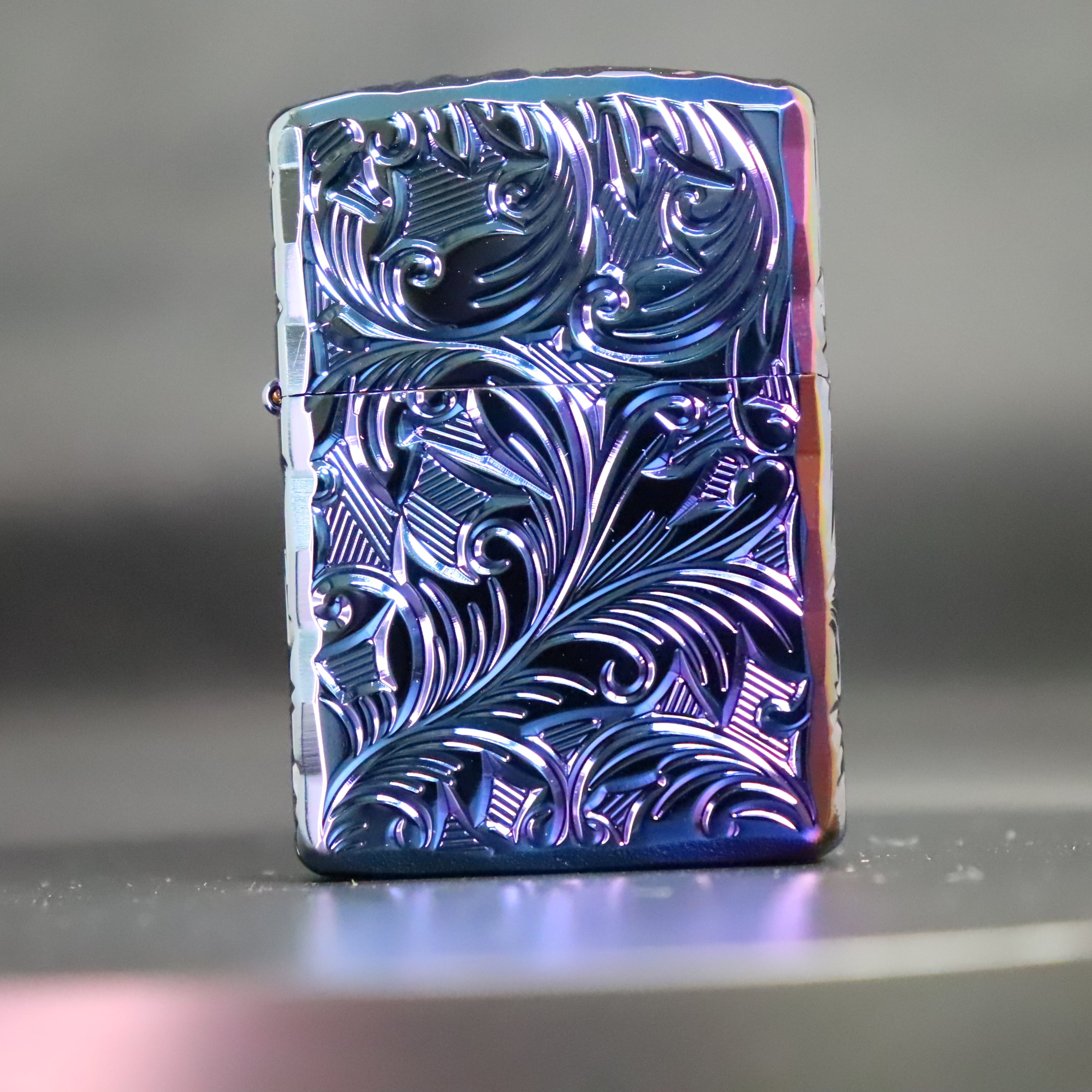 【廃番】Zippo アラベスク 5NC-LEAF 5 レインボー