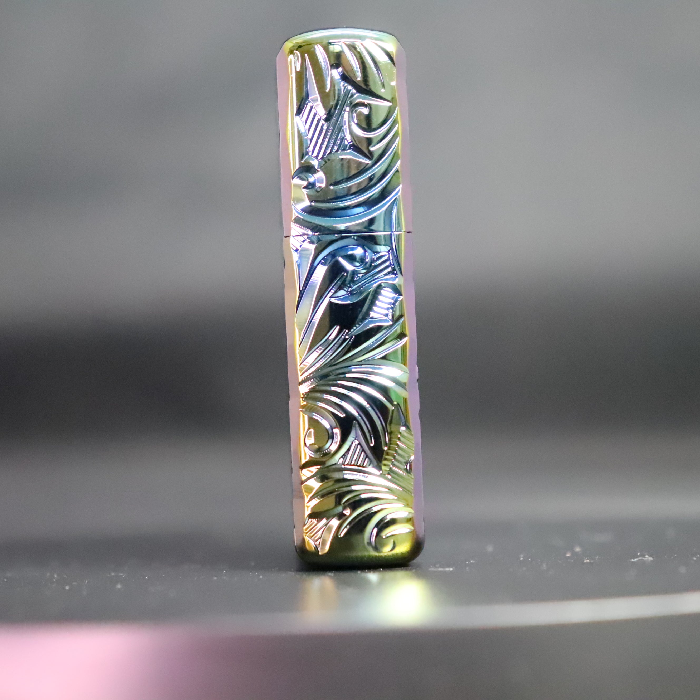 【廃番】Zippo アラベスク 5NC-LEAF 5 レインボー