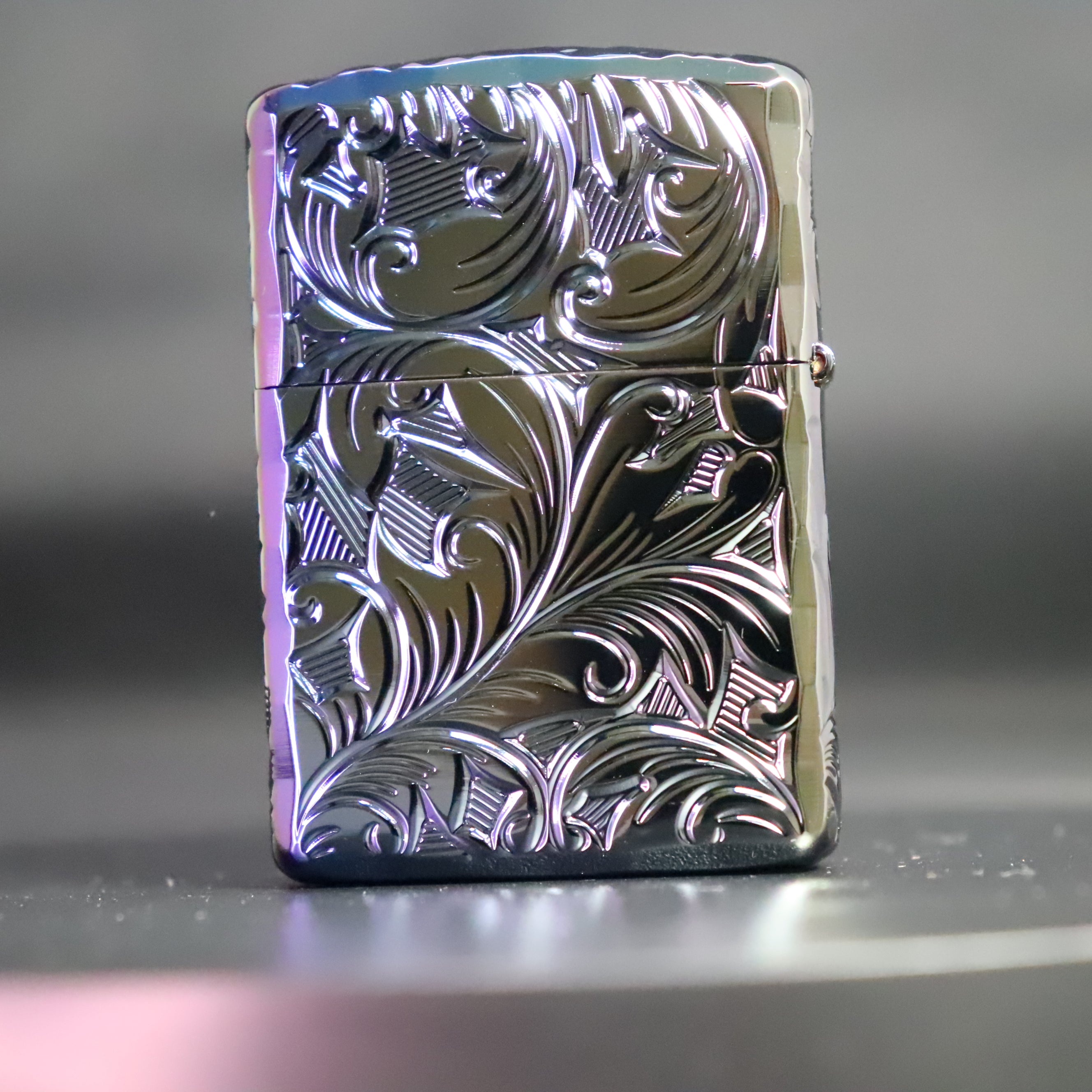 【廃番】Zippo アラベスク 5NC-LEAF 5 レインボー