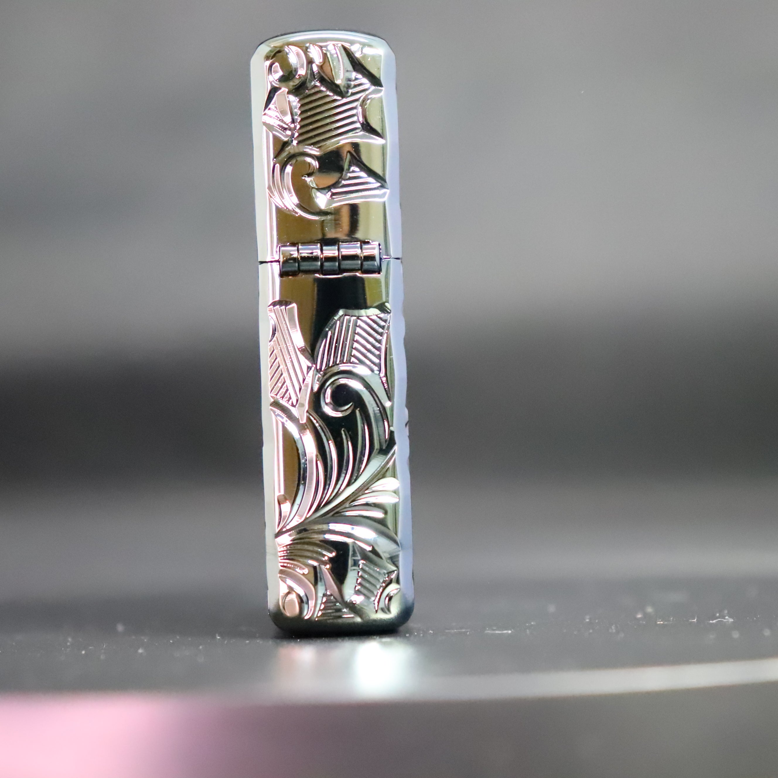 【廃番】Zippo アラベスク 5NC-LEAF 5 レインボー