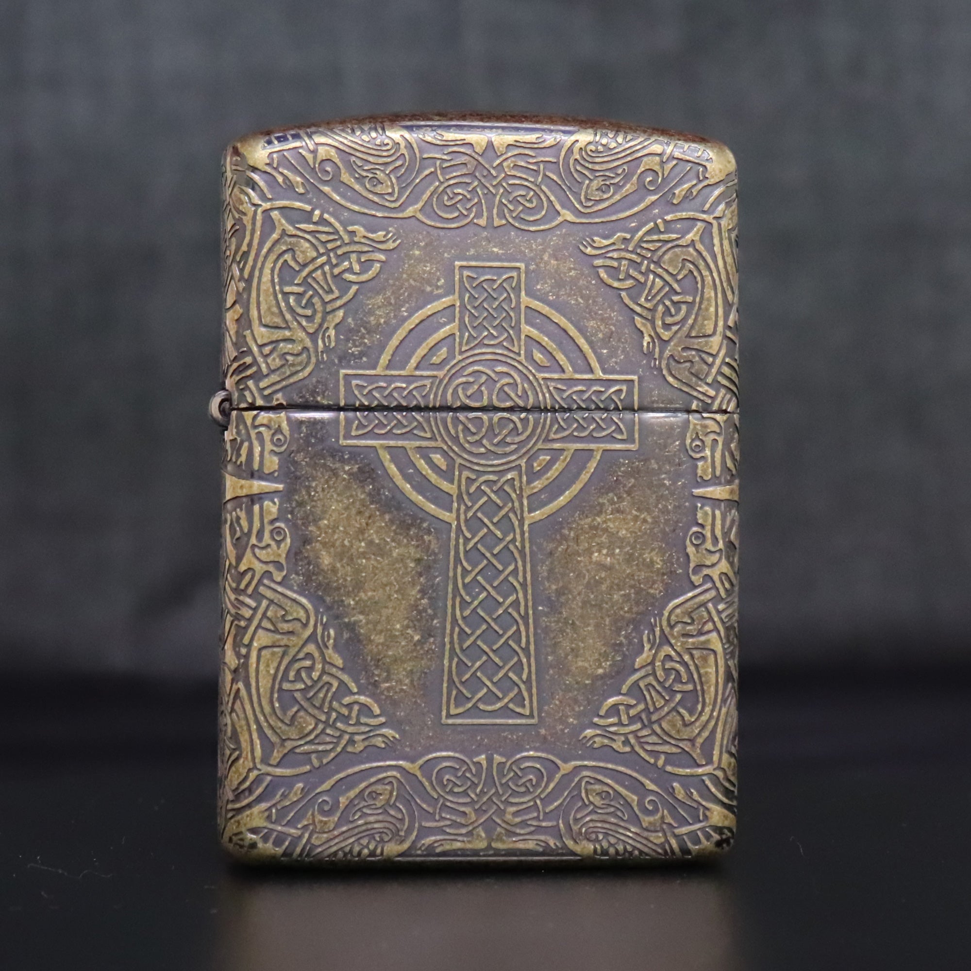 ZIPPO アーマー ケルト十字 CELTIC-CRS-BIB、ゴールド