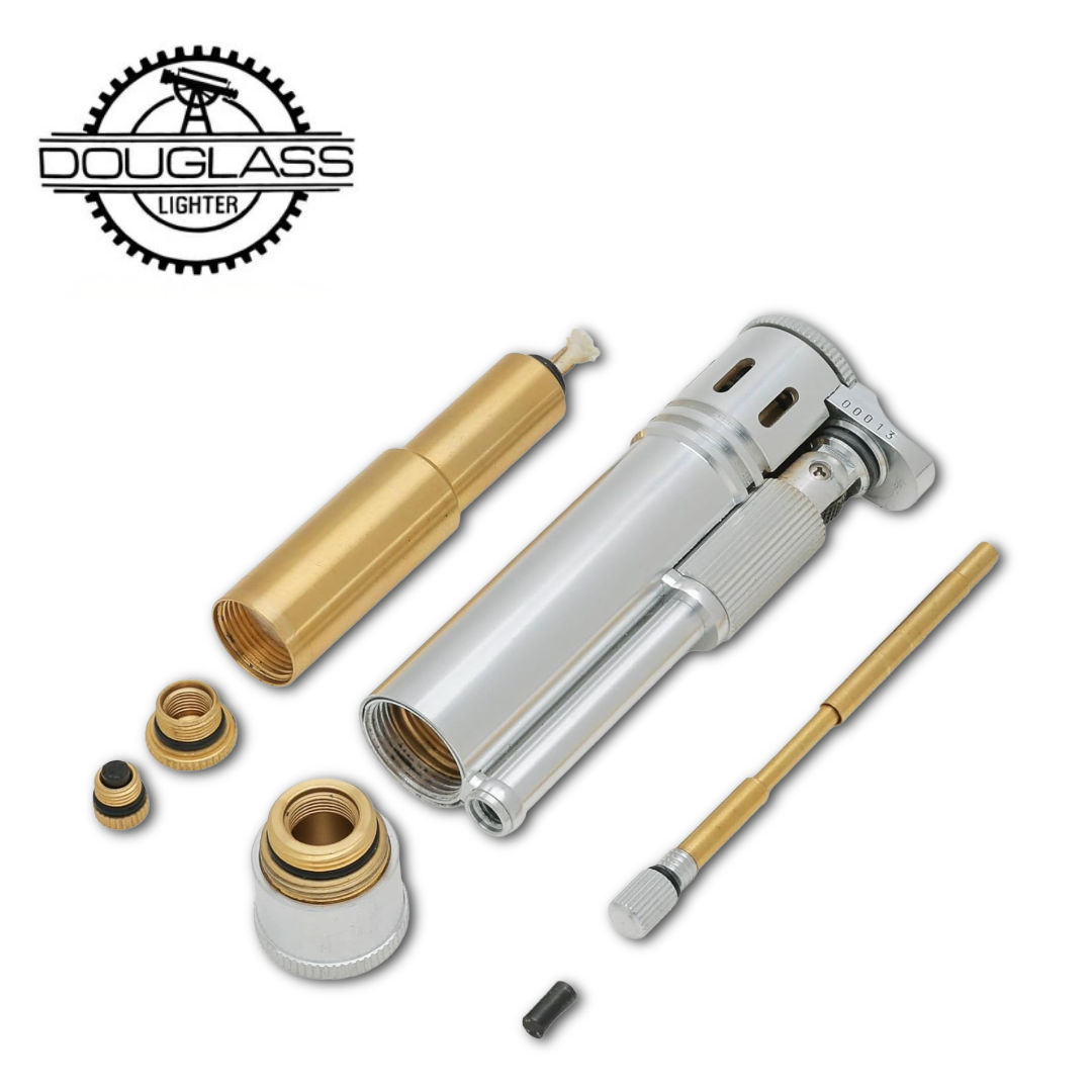 DOUGLASS Field S Plus Duralumin Oil Lighter | Water-Resistant Made in Japan