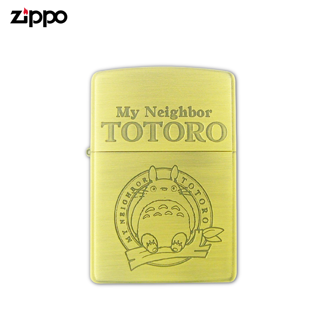 Studio Ghibli ZIPPO NZ-43(03) Totoro 3 Lighter – My Neighbor Totoro Antique Brass Anime Collectible