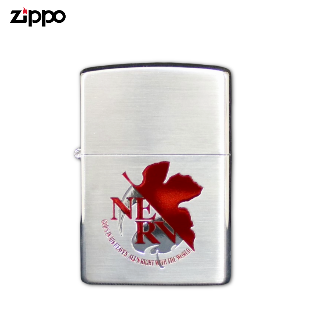 ZIPPO EVANGELION STORE Original NERV Revival Edition – Limited Serial Number Evangelion Collectible Lighter
