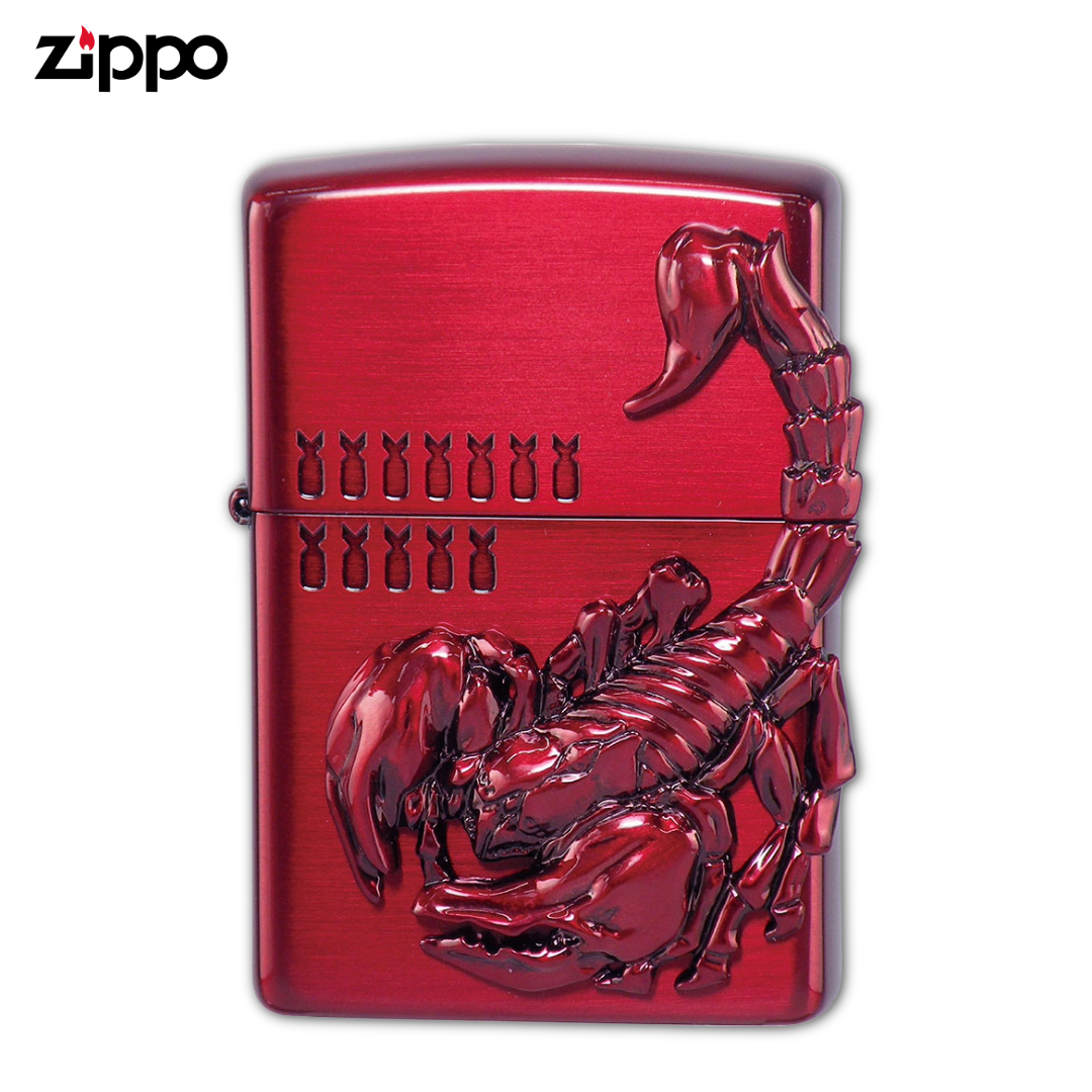 ZIPPO VENOM Scorpion Red Metal Lighter – 3D Toxic Scorpion Design Windproof Zippo