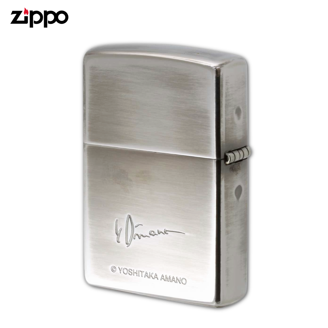 ZIPPO Yoshitaka Amano Vampire Hunter D Silver Plated Etched Oil Lighter 80226