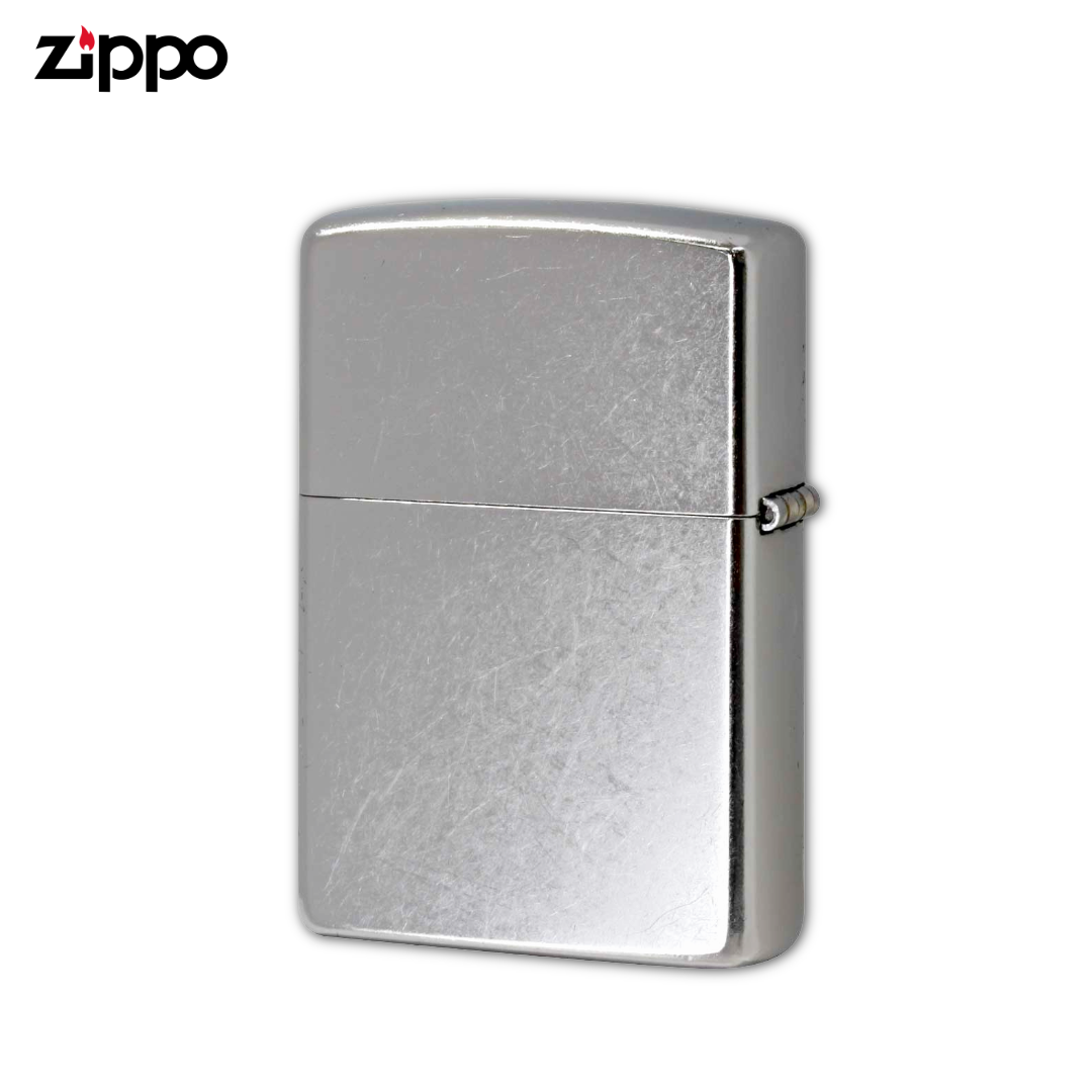 Zippo 207 Street Chrome Lighter | Distressed Barrel Finish