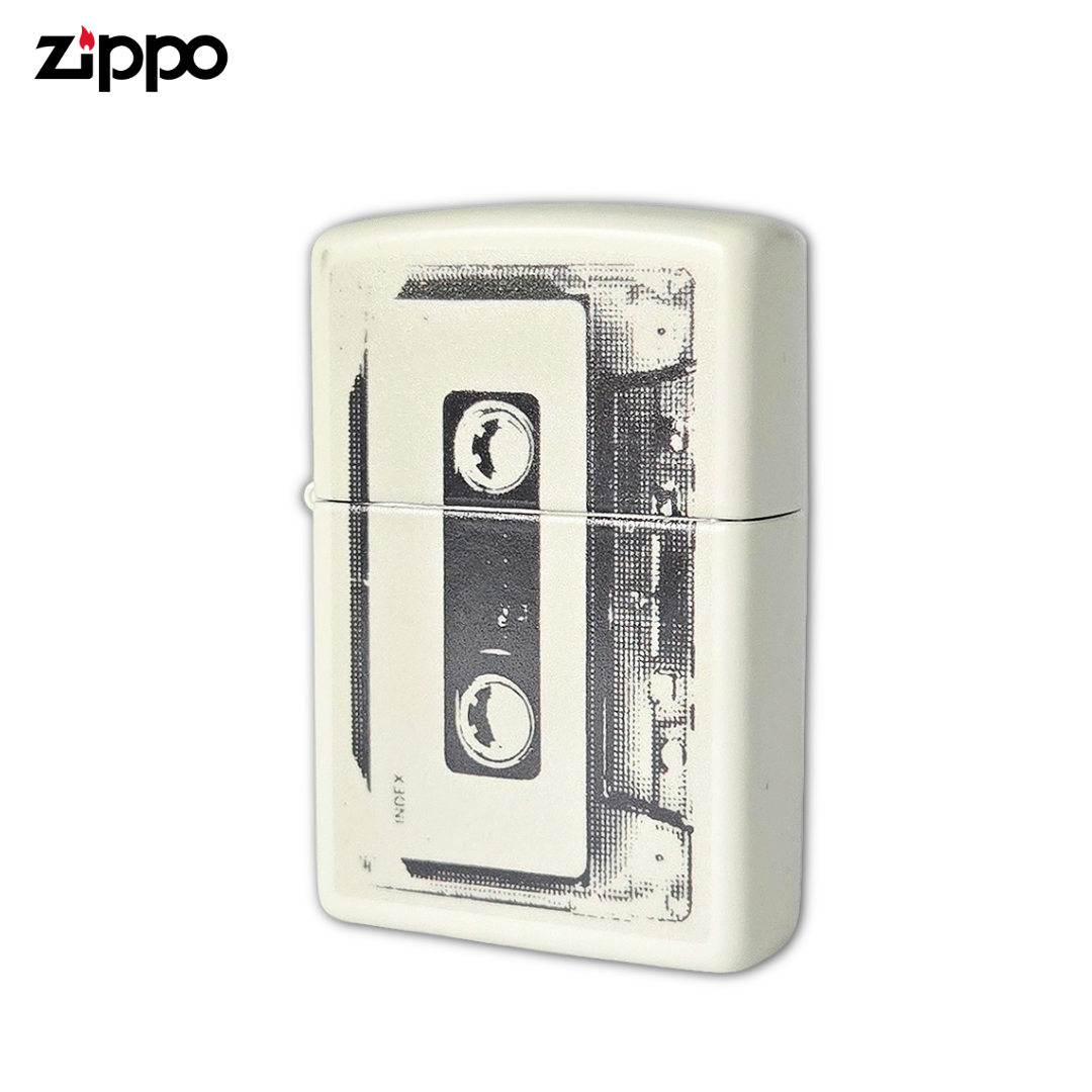 Zippo 46429 Cassette Tape Glow-in-the-Dark Lighter | Two-Sided Design