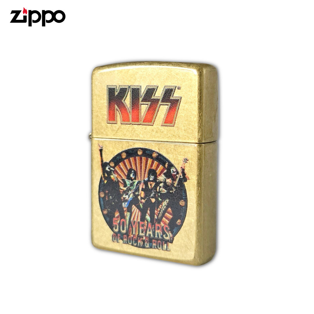 ZIPPO 46738 KISS Band Official Collaboration Lighter – Rock Legend Col