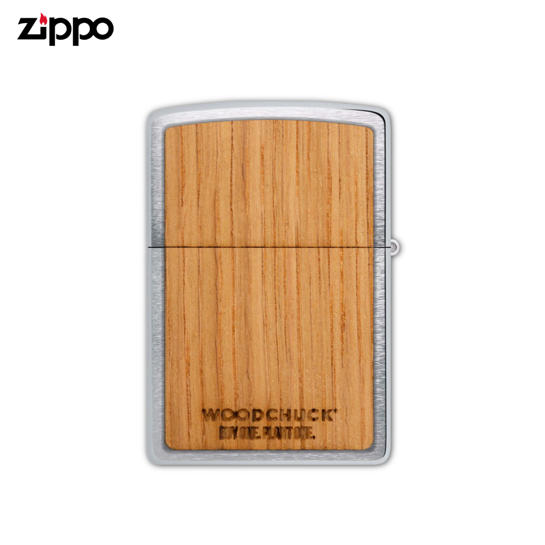 Zippo 48392 Jack Daniel’s x WOODCHUCK USA Lighter | Natural Wood