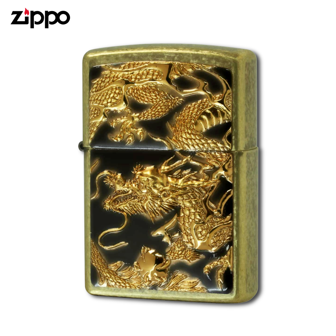 Zippo 3D電鋳プレート ドラゴン Z3D-DR BNG