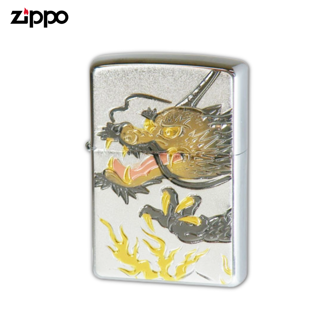 Zippo Dragon 2 Japanese Lighter | Electroformed Copper Plate Design