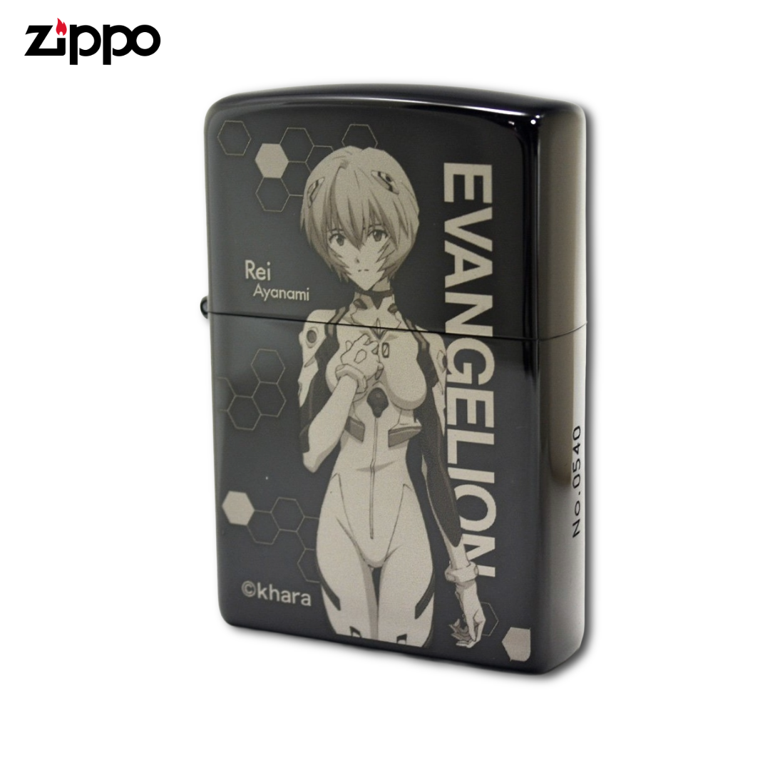 エヴァンゲリオン 綾波レイ ZIPPO – ブラックチタン アニメ