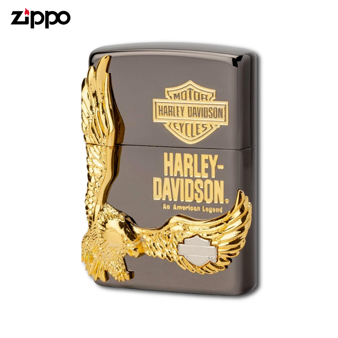Zippo Harley Davidson (ゴールド) Zippo Harley Davidson Japan Limited Oxidized Brass Plating Eagle コレクション