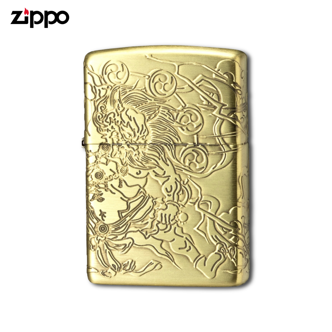 ZIPPO 和柄 風神雷神 BS