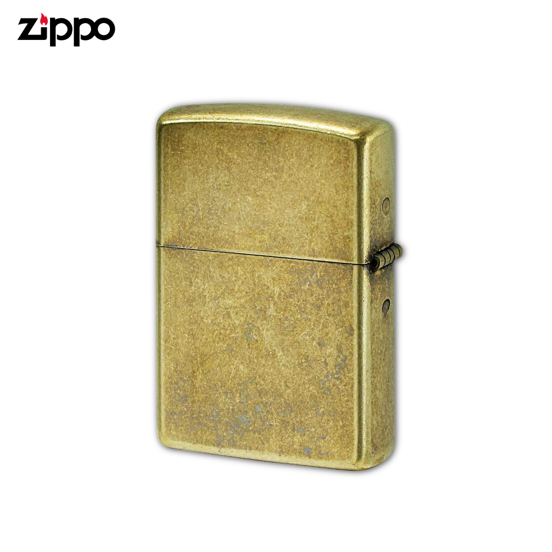 Zippo Gear Metal Lighter ZG-BB | Rotating Gear Design Brass Barrel Finish Vintage Oil Lighter No.200 Base Genuine