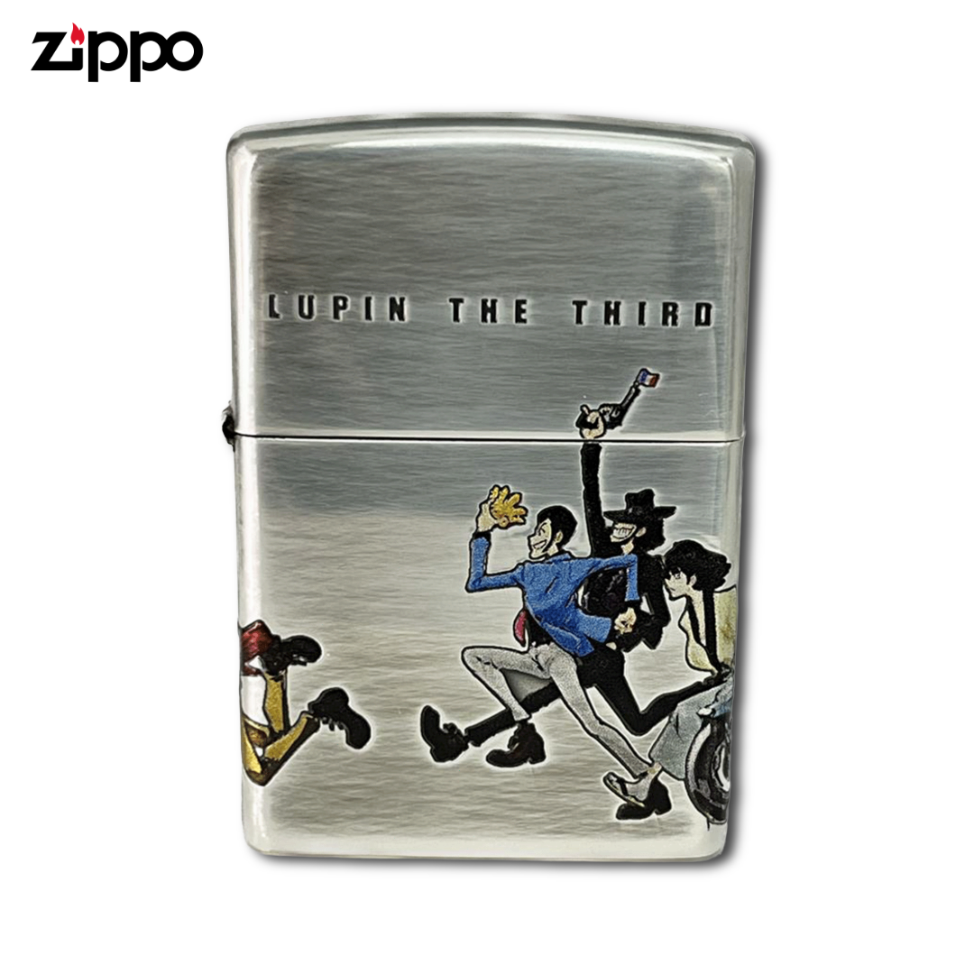 ZIPPO Lupin the Third 4 Side Chase PART5 Lighter – 99% Silver Plated F