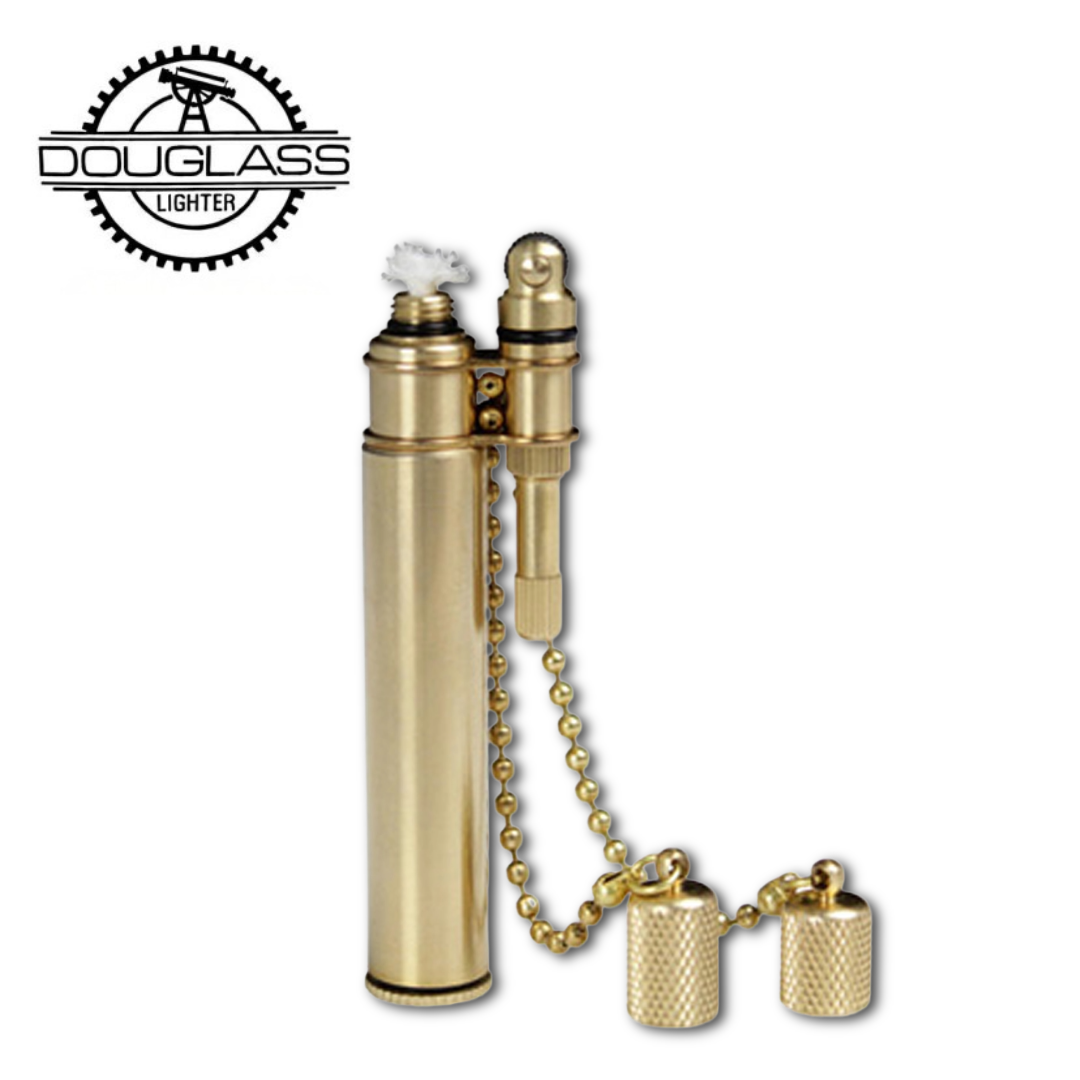 NEO by DOUGLASS No.2 Japanese Brass Oil Lighter | Everyday Water-Resistant Screw Cap – Made in Japan