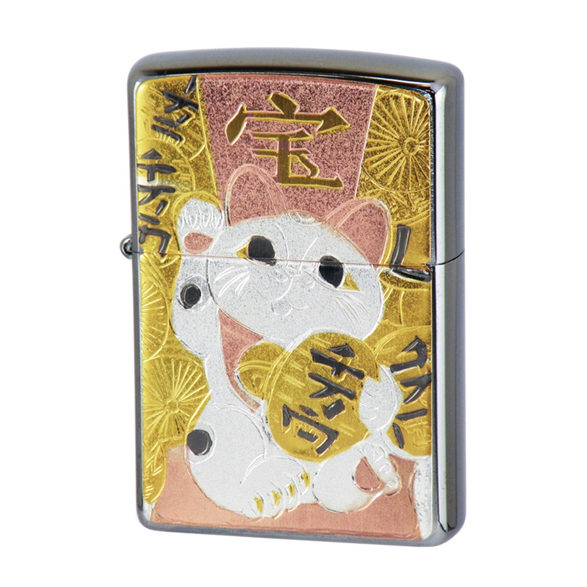 Zippo 電鋳招き猫