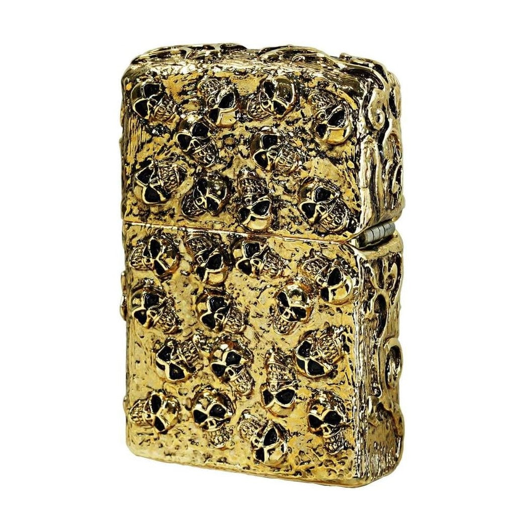 Zippo スカル ジャケット GI ゴールド