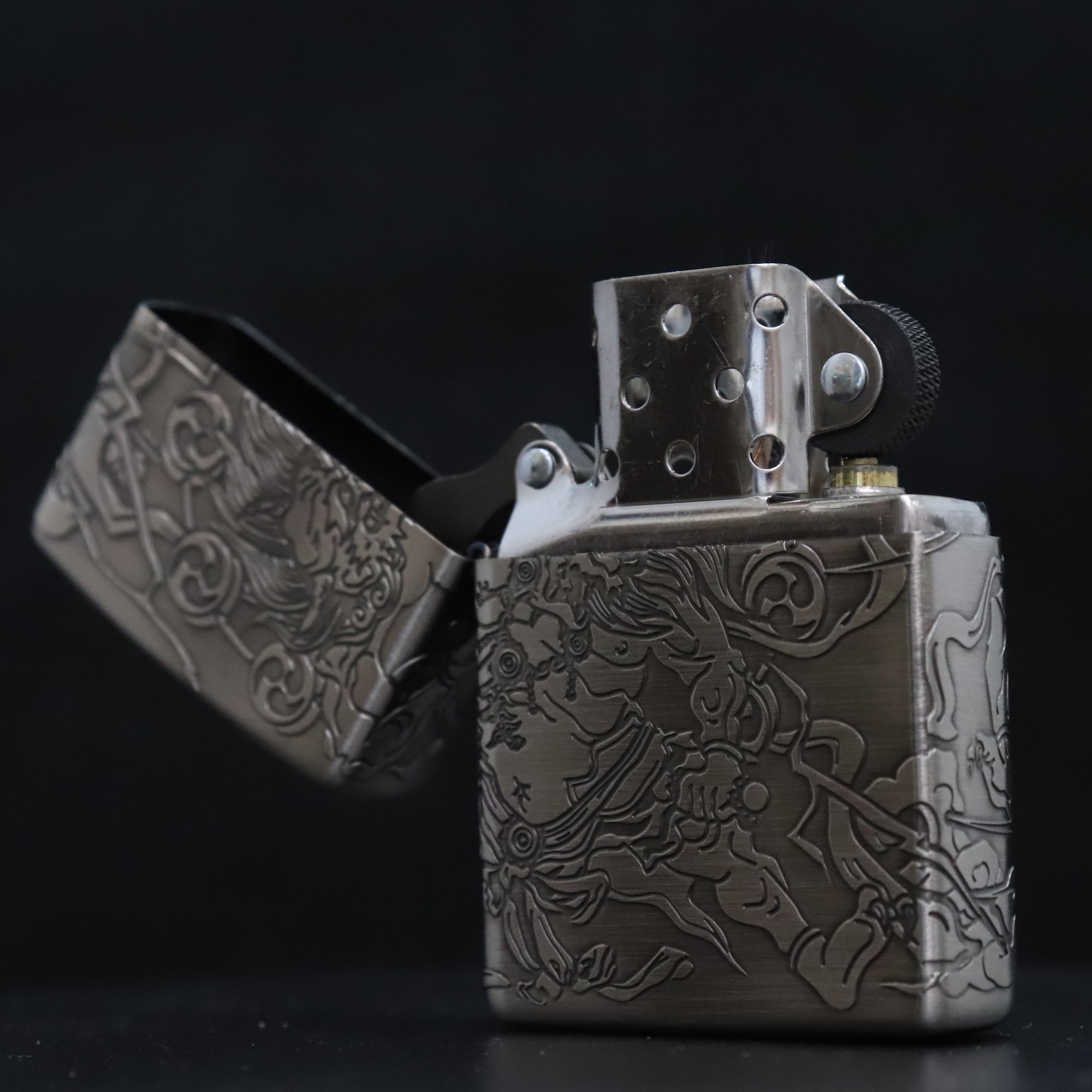 Zippo 和柄般若心経 ゴールド