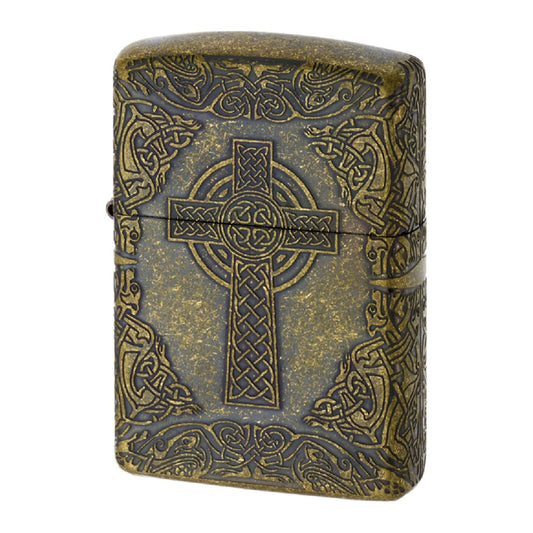 ZIPPO Armor Celtic Cross Celtic-CRS-BIB, Gold
