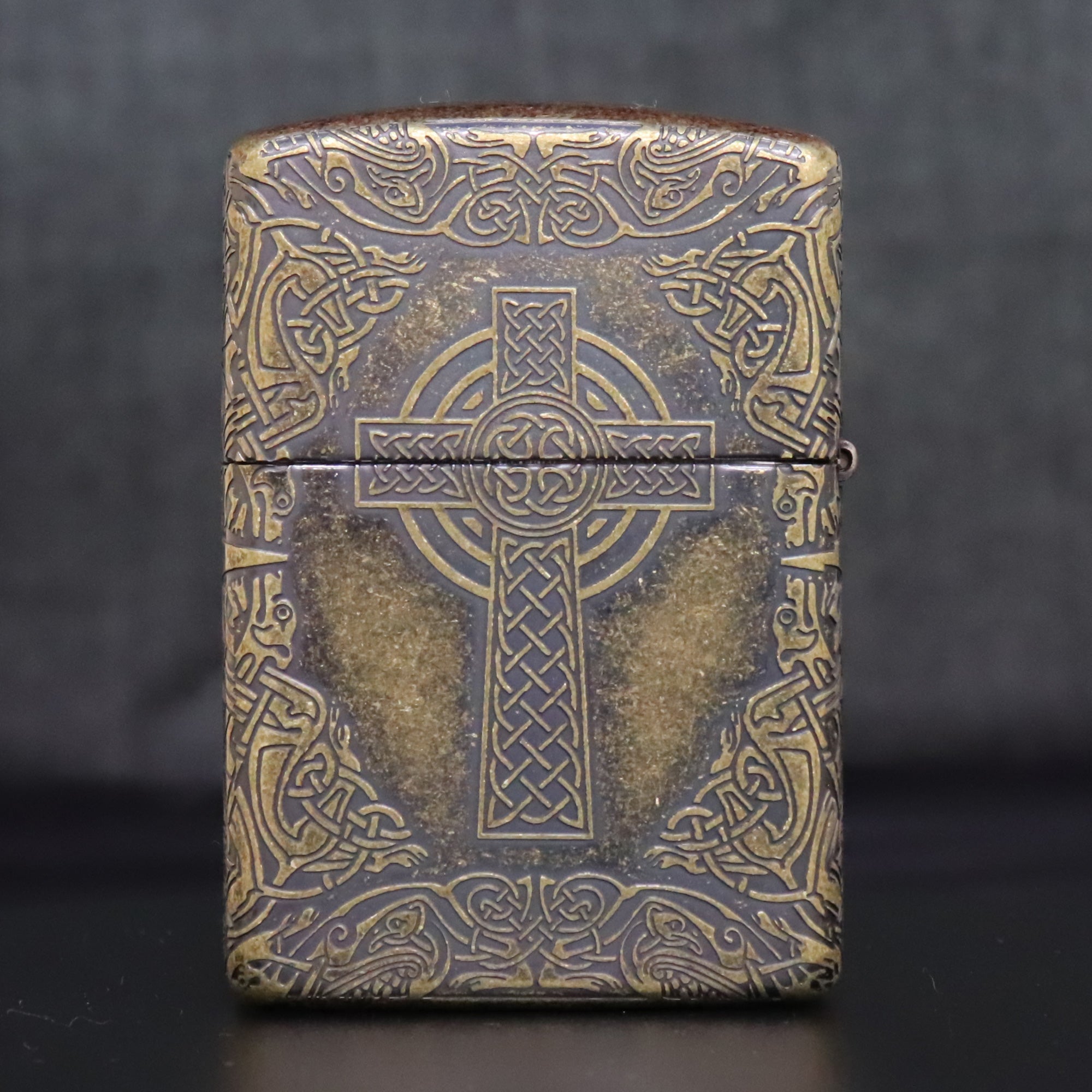 ZIPPO Armor Celtic Cross Celtic-CRS-BIB, Gold