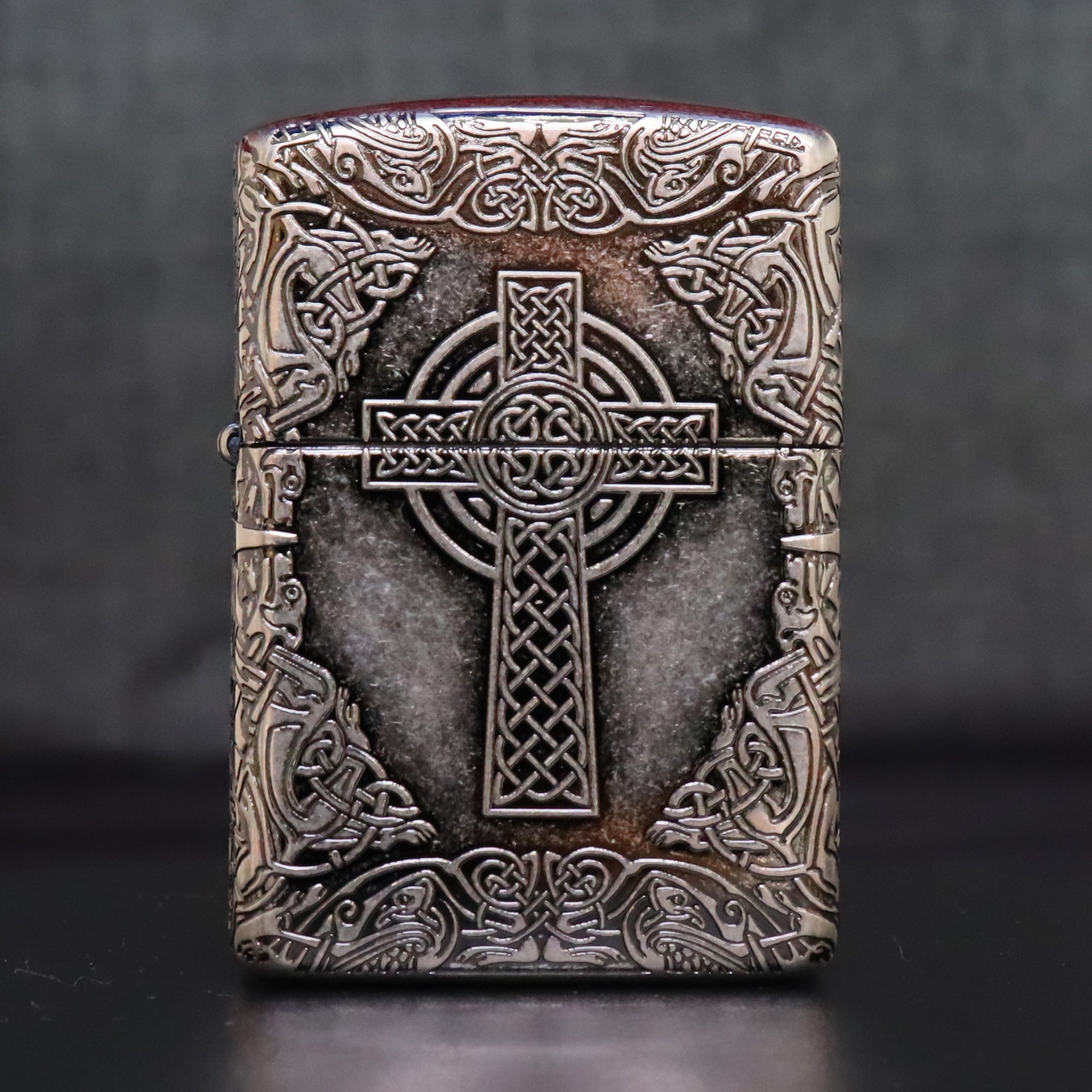 ZIPPO Armor Celtic Cross Celtic-CRS-Nib, Silver