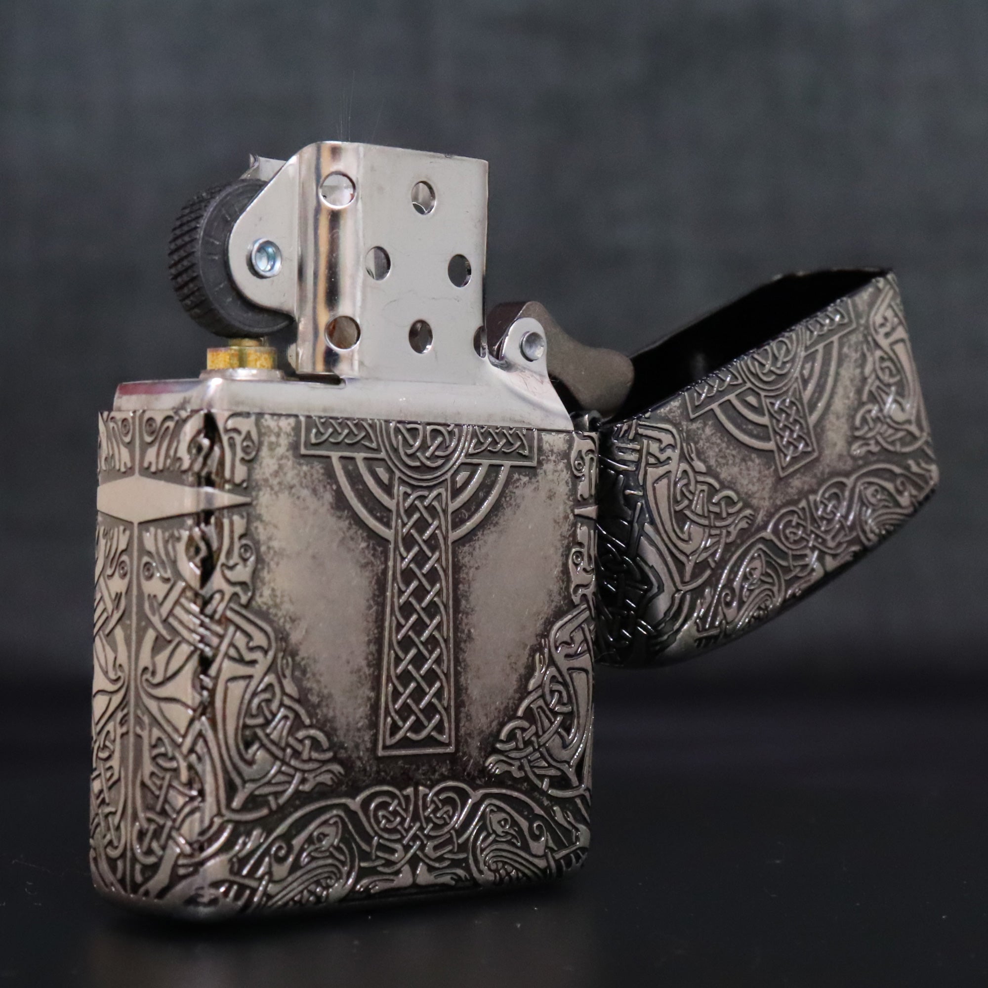 ZIPPO Armor Celtic Cross Celtic-CRS-Nib, Silver