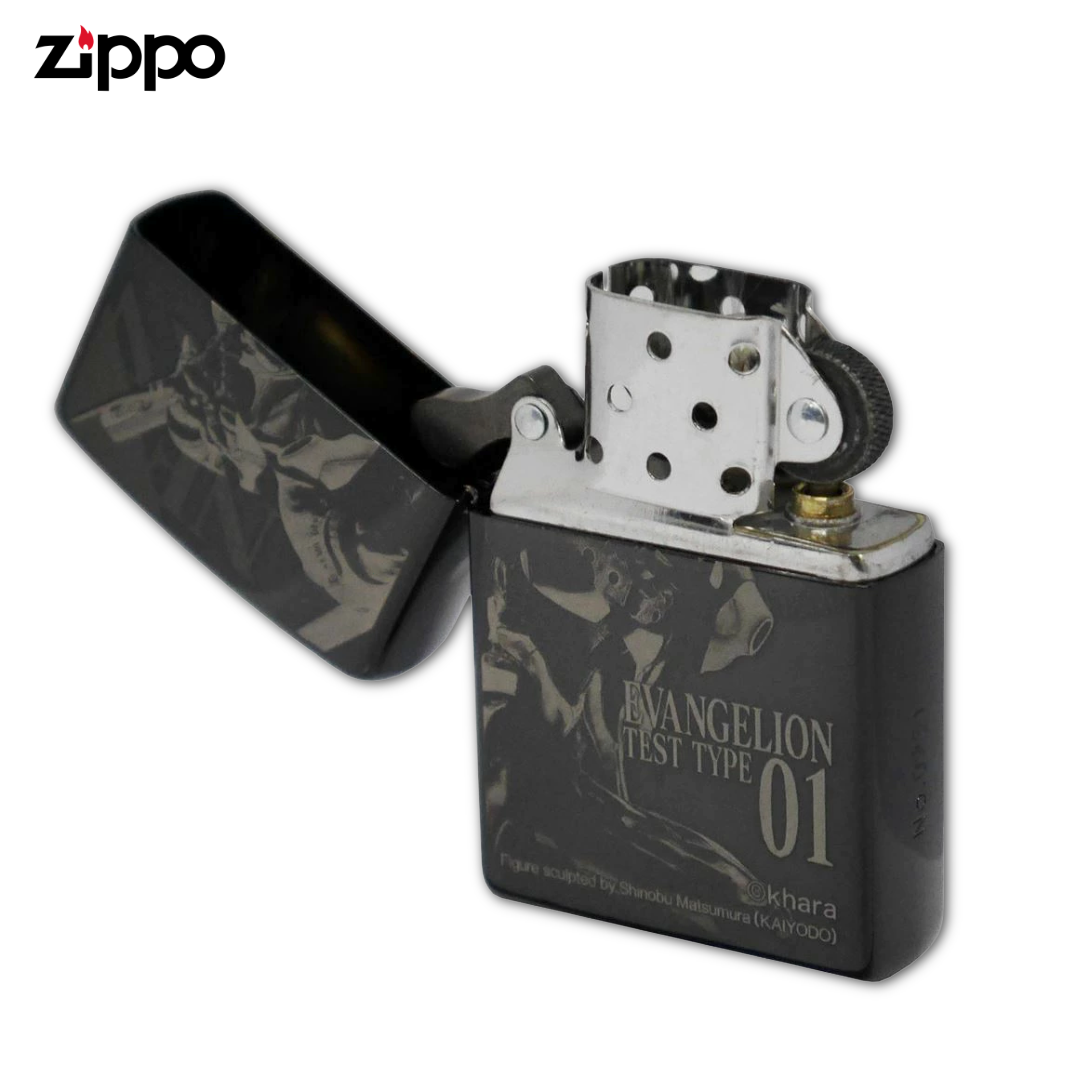ZIPPO Evangelion: New Theatrical Edition - Evangelion Unit-01 Berserk Ver. (Black Titanium Coating)