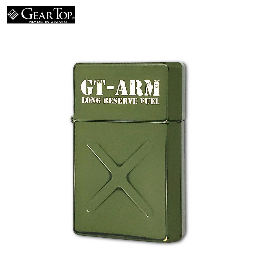 GEAR TOP GT-JC-GR Jerrycan Oil Lighter | Military Used Finish Made in Japan