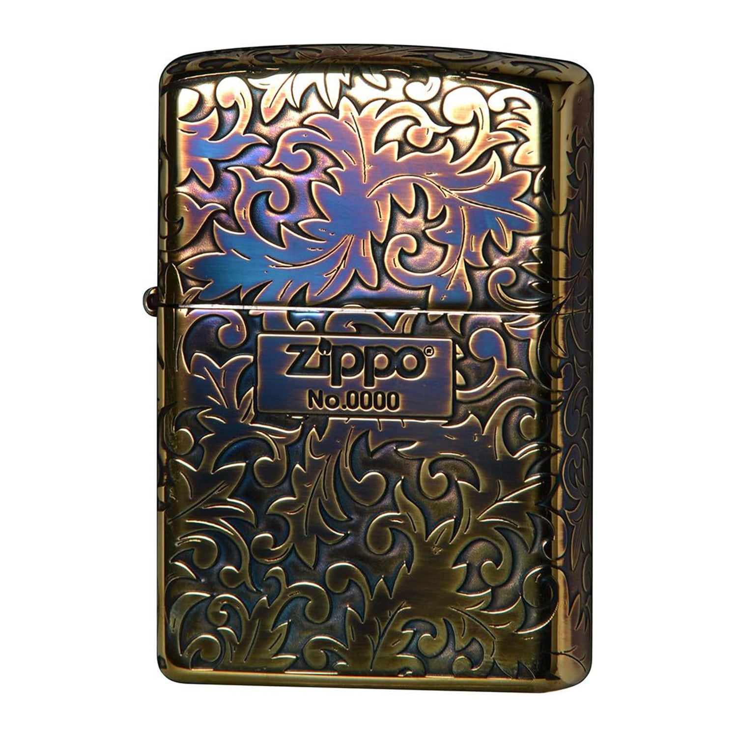 ZIPPO ライター ゴールド 唐草&amp;ロゴ 5面連続エッチング 2GI-Z5KARA2