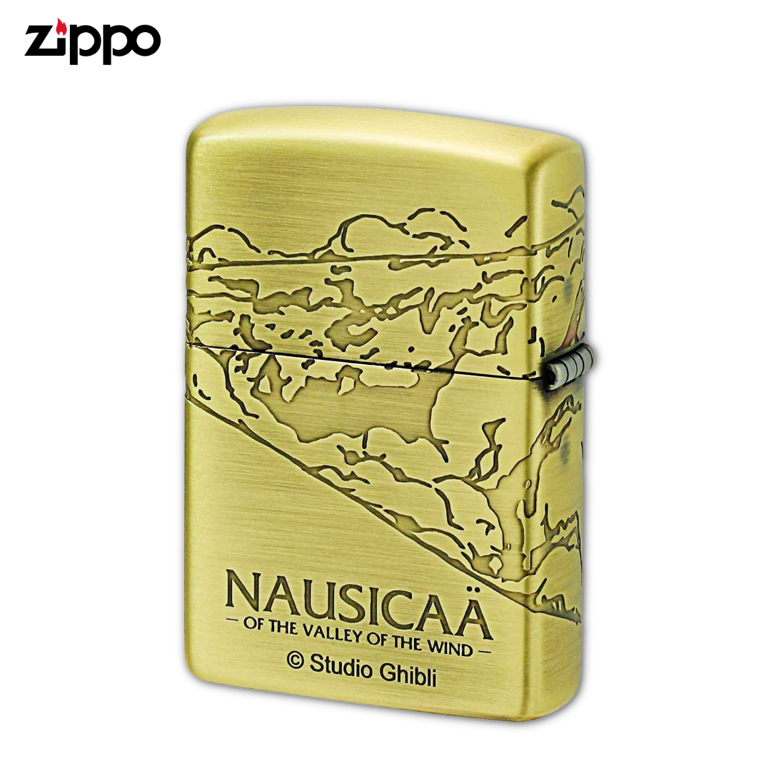 Studio Ghibli ZIPPO NZ-33 Nausicaä Giant Warrior Lighter – Antique Brass Swarovski Anime Collectible
