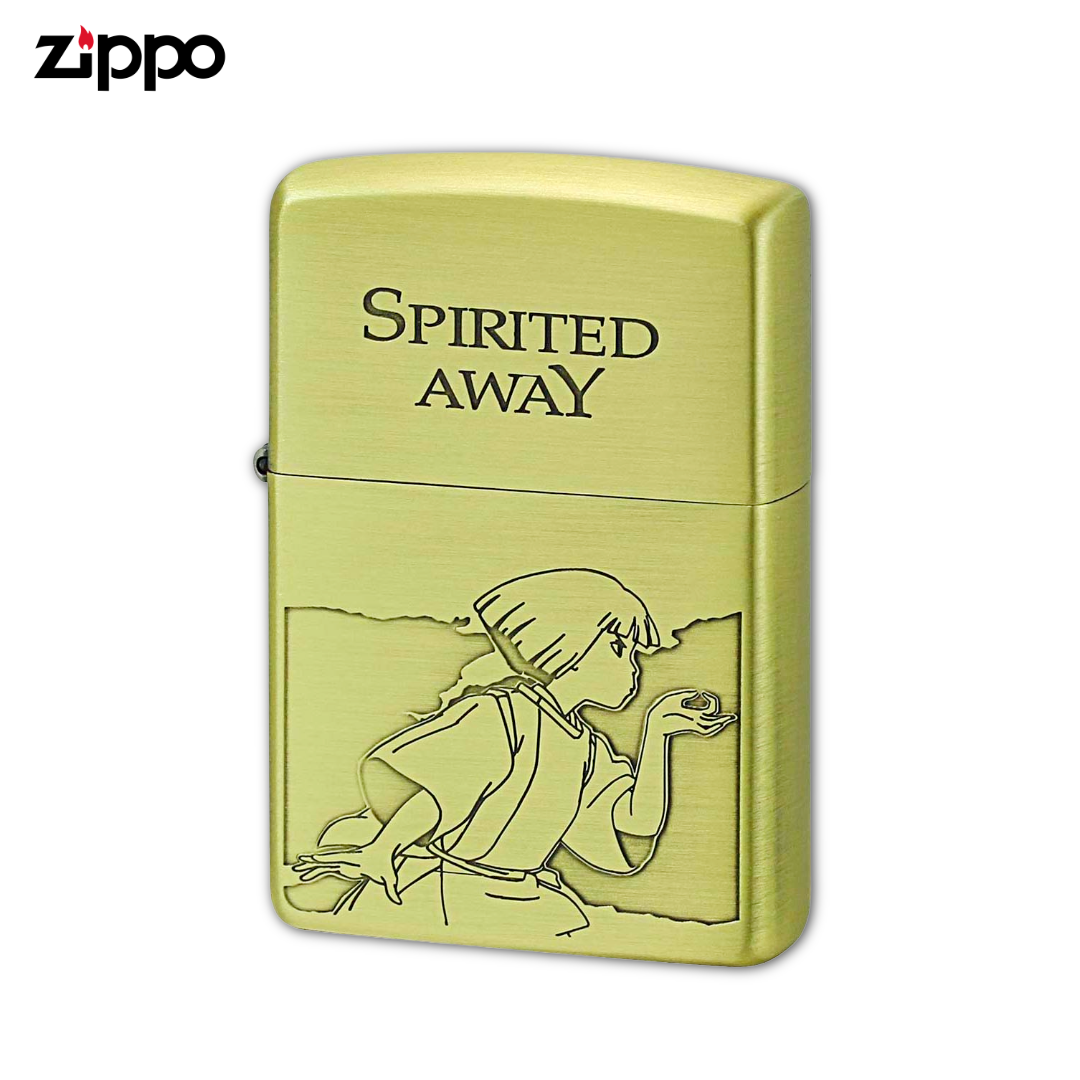 Studio Ghibli ZIPPO NZ-54 Haku Lighter – Spirited Away Antique Brass Anime Collectible