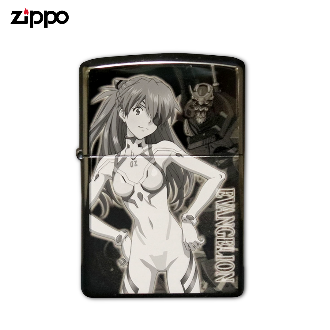 ZIPPO EVANGELION Asuka Shikinami Langley & Evangelion Unit-02 Alpha Lighter – Official Evangelion Collector’s Zippo