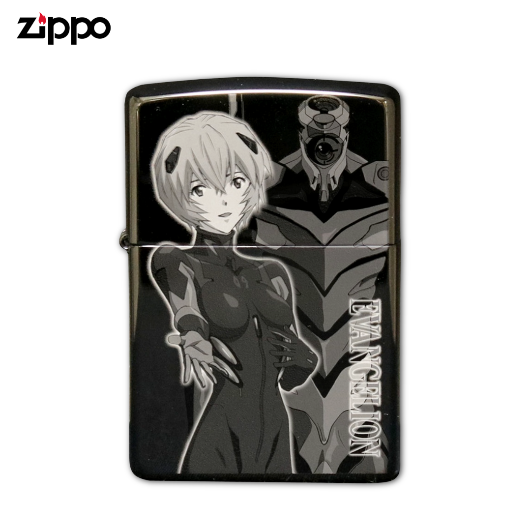 ZIPPO EVANGELION Rei Ayanami (Tentative Name) & Mark.09 Lighter – Official Evangelion Collectible Zippo