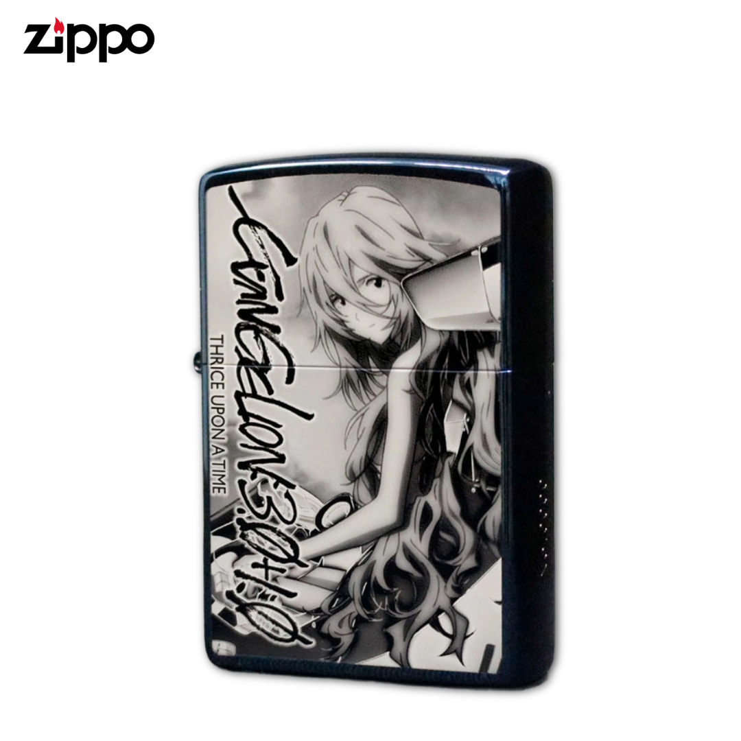 ZIPPO シン・エヴァンゲリオン 綾波レイ 長髪 EVANGELION STORE限定 ブルーチタンライター