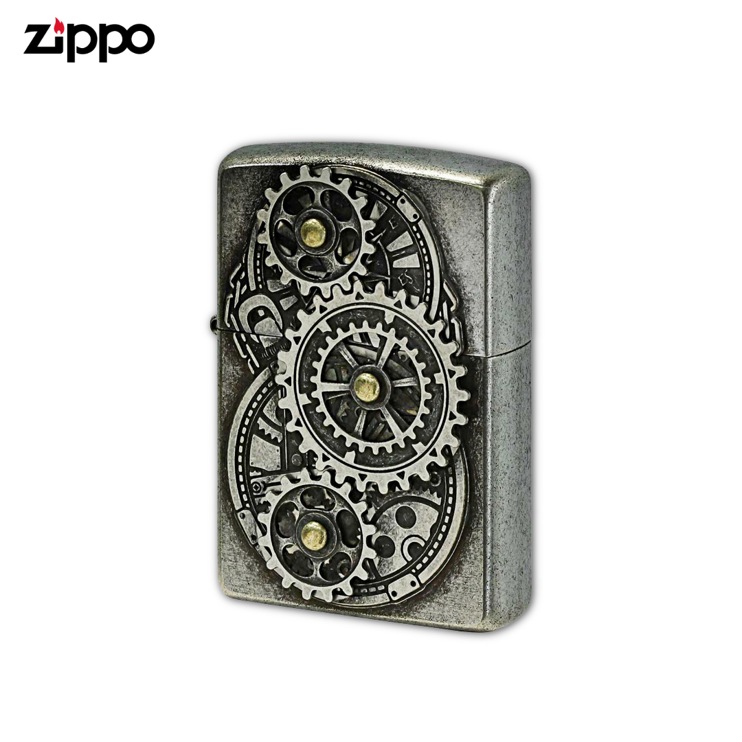 ZIPPO ZG-CB ギアメタルクロームバレル ミディアム