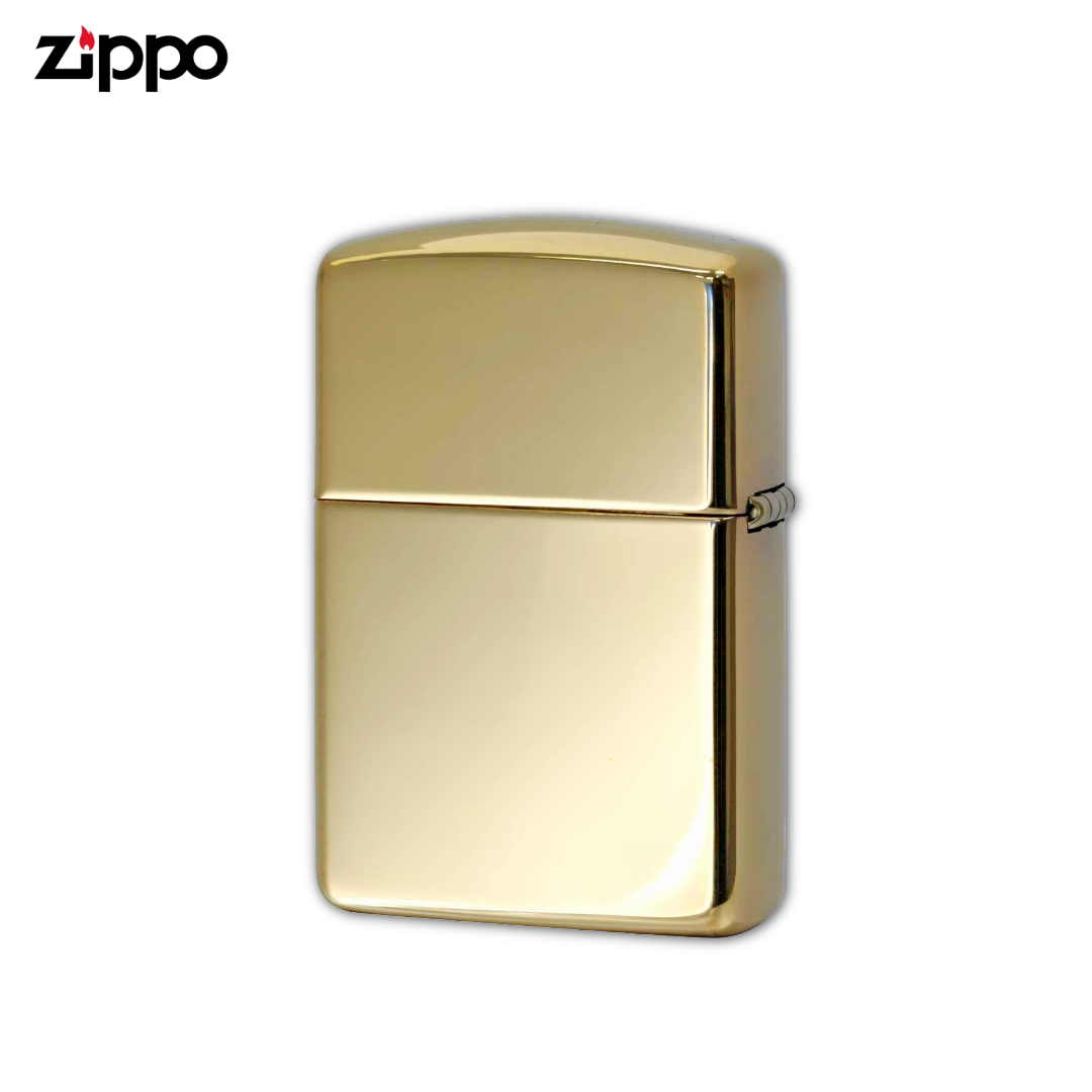 Zippo 169 Armor High Polish Brass Lighter | Thick Case & Gold Insert