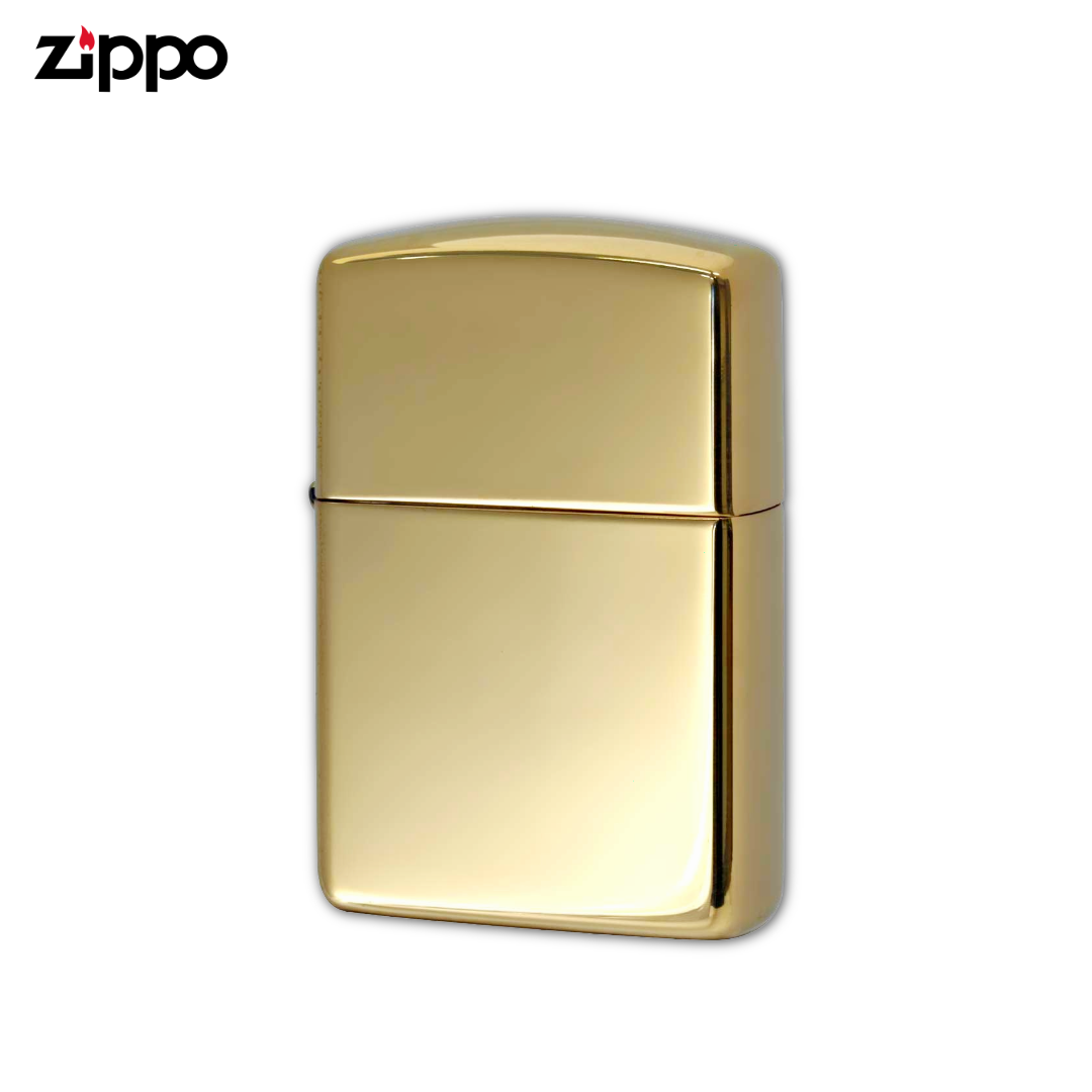 Zippo 169 Armor High Polish Brass Lighter | Thick Case & Gold Insert