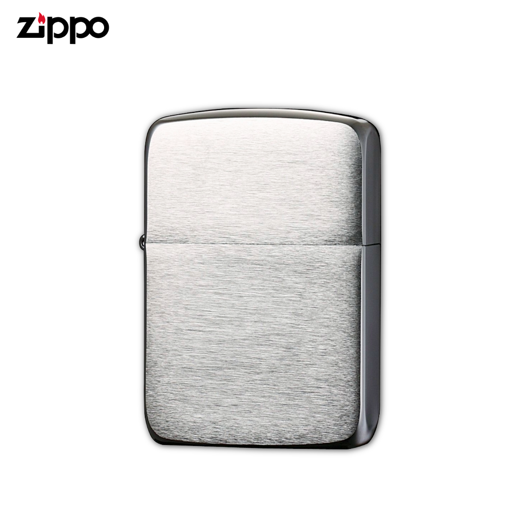Zippo 1941 Replica Brushed Chrome Lighter | Four-Barrel Hinge