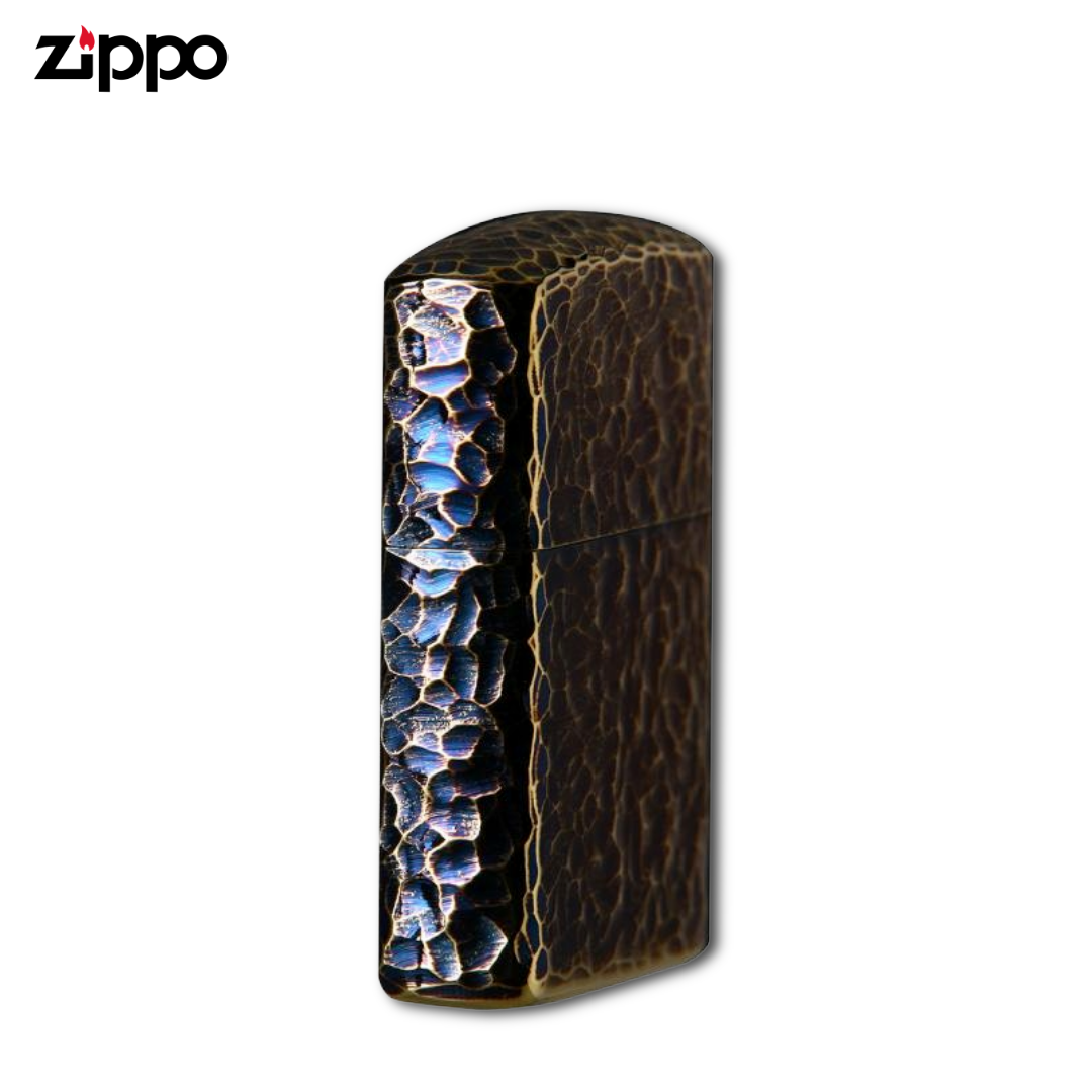 Zippo Armor 162GI-Z5HAMMER ハンマー仕上げ金メッキライター – 5面仕上げ