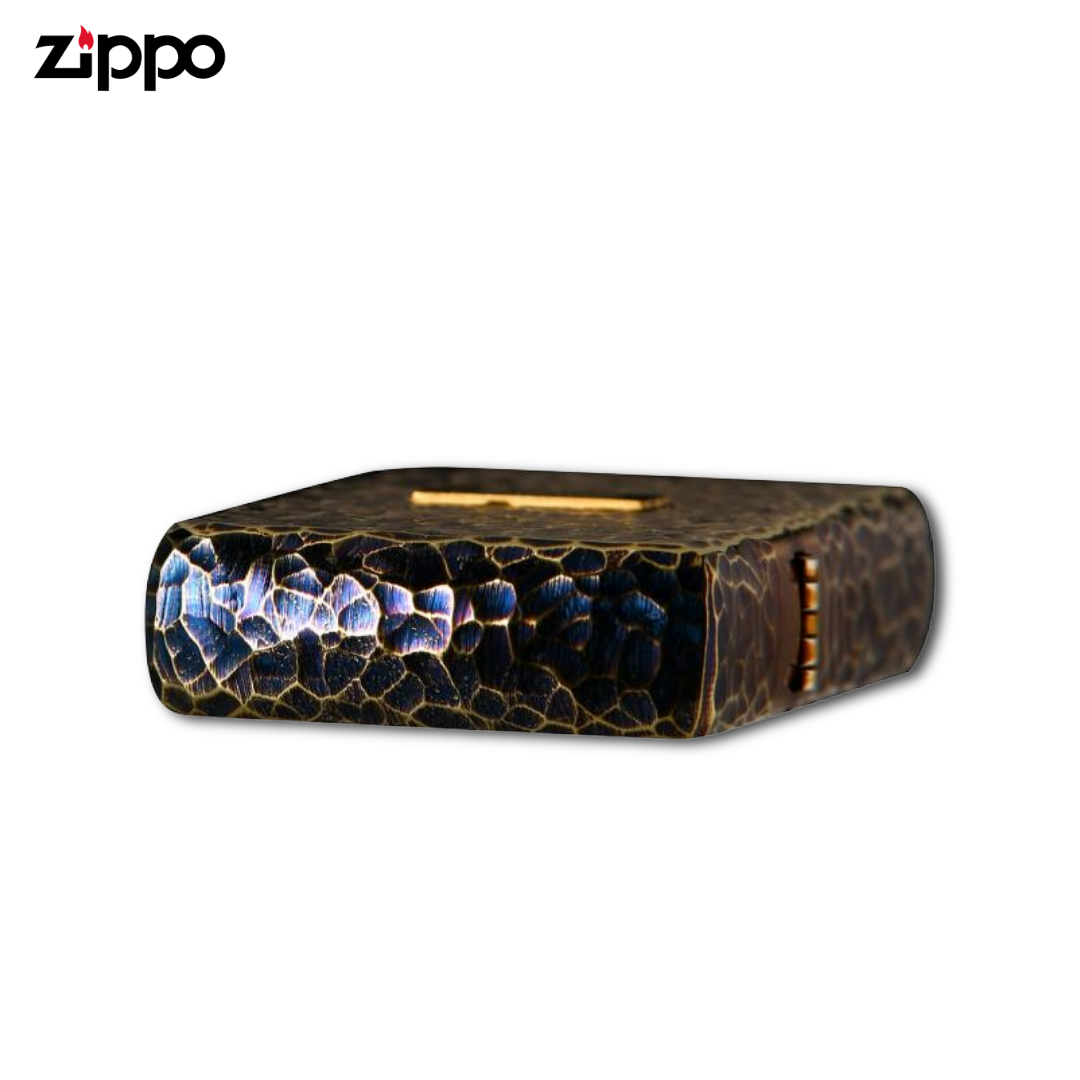 Zippo Armor 162GI-Z5HAMMER ハンマー仕上げ金メッキライター – 5面仕上げ