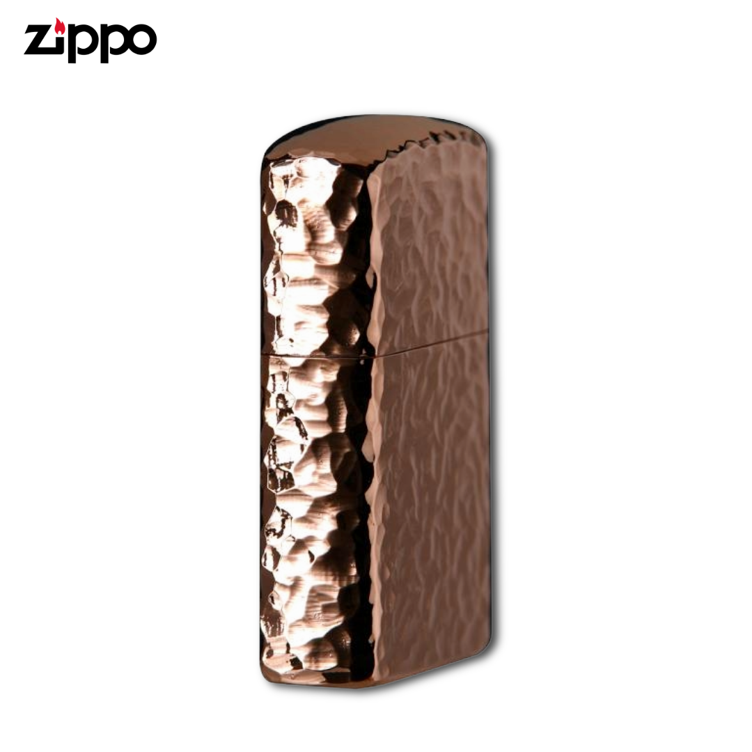 Zippo Armor 162PG-Z5HAMMER2 ハンマー仕上げピンクゴールドメッキライター – 5面ツチメ仕上げ