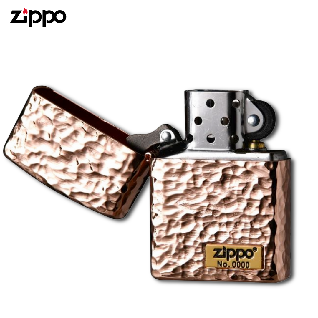 Zippo Armor 162PG-Z5HAMMER2 ハンマー仕上げピンクゴールドメッキライター – 5面ツチメ仕上げ