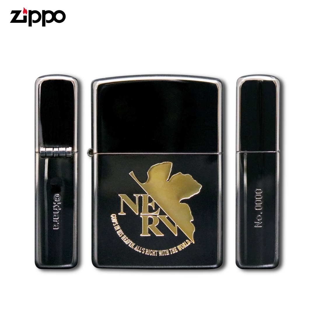 Zippo Evangelion NERV BLACK&GOLD