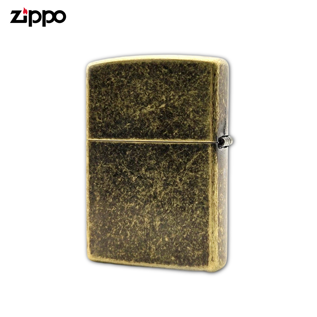 Zippo Fujin Japanese God Lighter | Gold Brass & Electroformed Plate