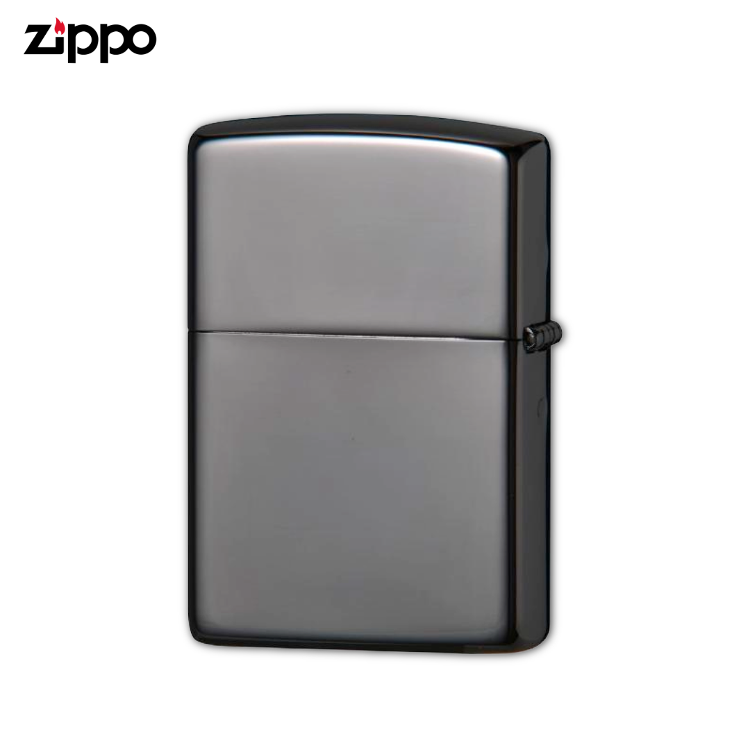 Zippo 2CAT-BNA Cat & Moon A Black Lighter | Etched Romantic Cat Design
