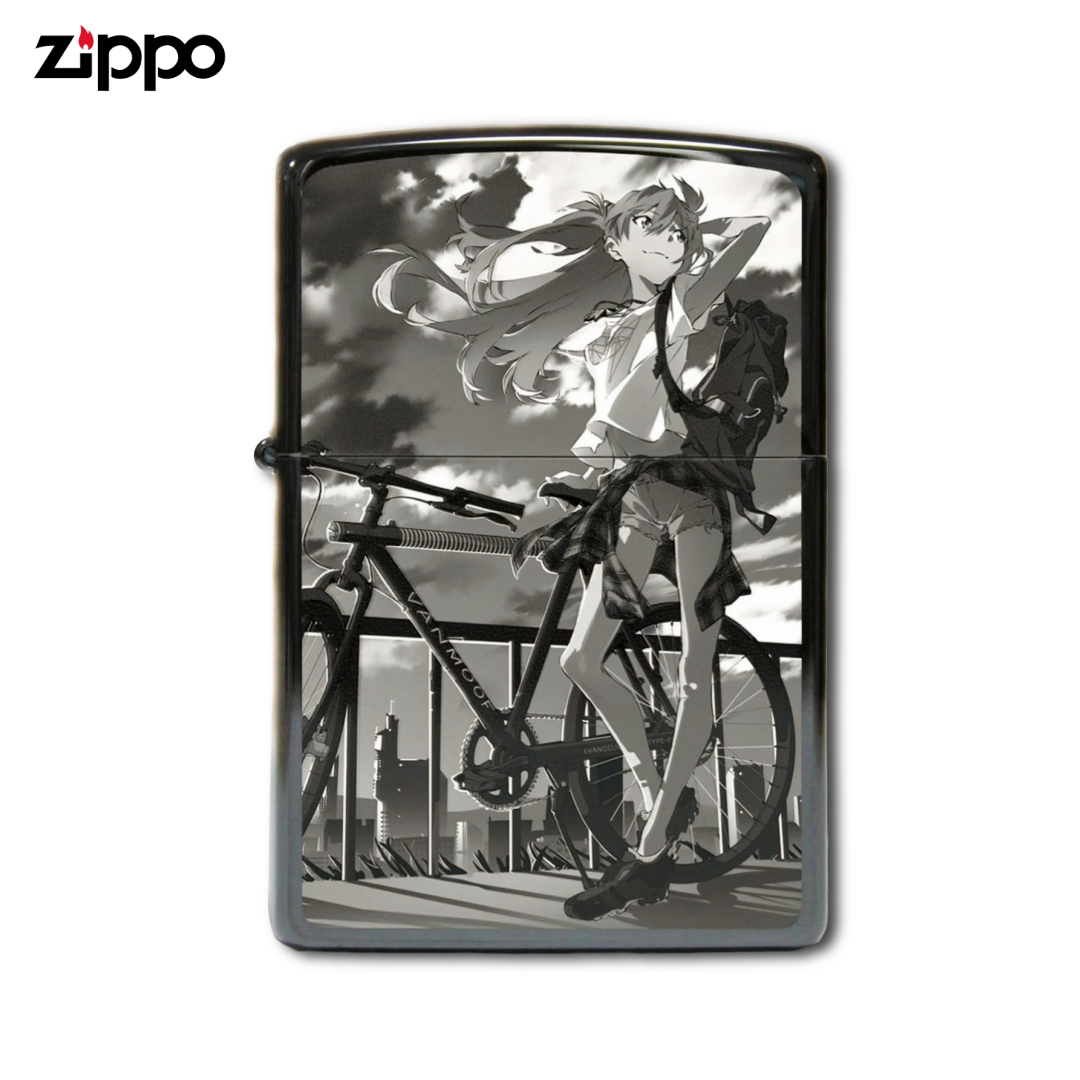 Zippo Rebuild of Evangelion Aska The bicycle